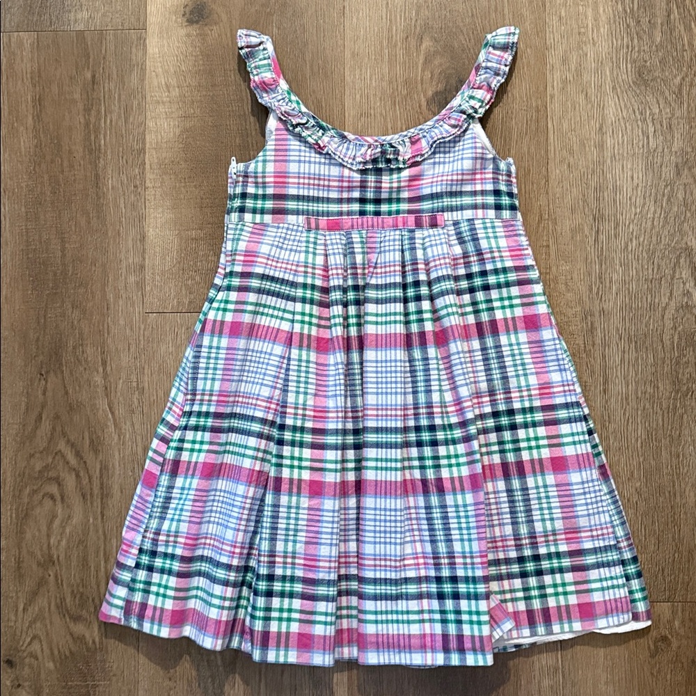 Ralph Lauren Plaid Sleeveless Dress Size 3T - Picture 2 of 4